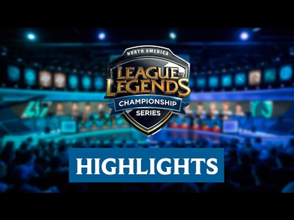 Highlights: Team Dignitas vs Echo Fox Game 3 - 2017 NA LCS Spring Split Week 2