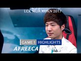Hightlights: Afreeca vs Jin Air Game 1 - LCK Mùa Xuân 2017 Tuần 3