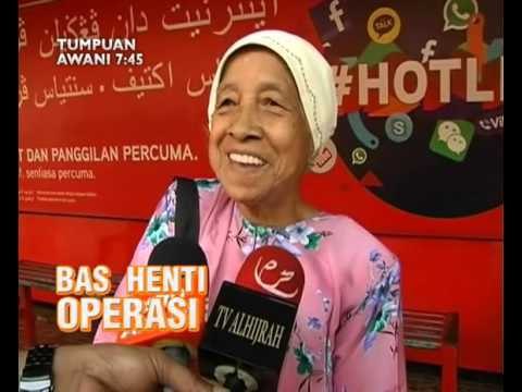 AWANI 7:45 Malam ini: Bas henti operasi, filem Redha