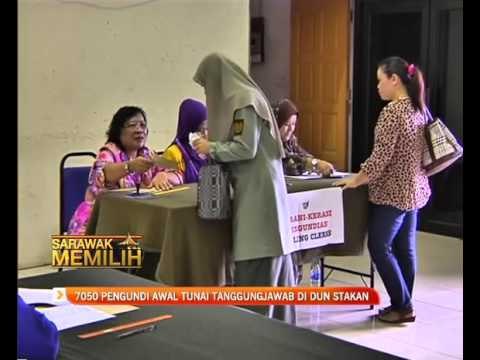 7050 pengundi awal tunai tanggungjawab di DUN Stakan