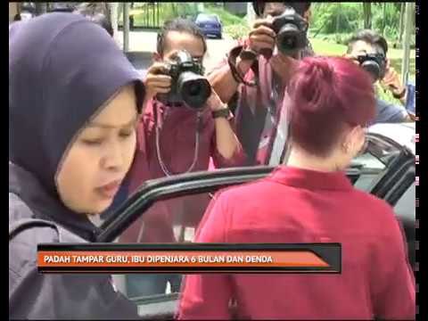 Padah tampar guru, ibu dipenjara 6 bulan dan denda