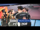 Highlights: P1 vs TSM Game 3 - 2017 NA LCS Spring Split Week 3