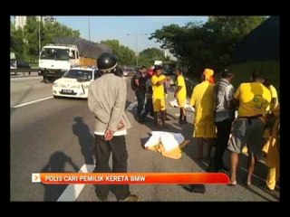 Polis cari pemilik kereta BMW