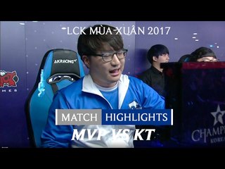 Hightlights: MVP vs KT - LCK Mùa Xuân 2017 Tuần 5
