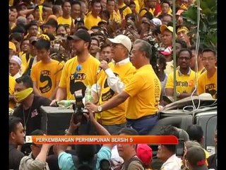 BERSIH 5: Perkembangan perhimpunan di sekitar KLCC jam 6 petang