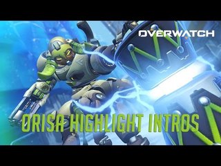 Overwatch: Every Orisa Highlight Intros