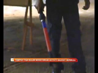 Tempoh tiga bulan Moratorium aktiviti Bauksit bermula