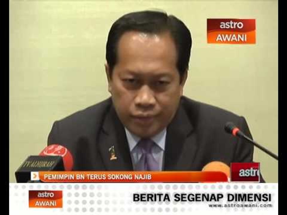 Pemimpin BN terus sokong Najib