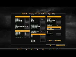 Thử nghiệm Warface: Giao diện tùy chọn cấu hình