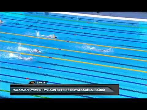Malaysian swimmer Welson Sim sets new SEA Games record