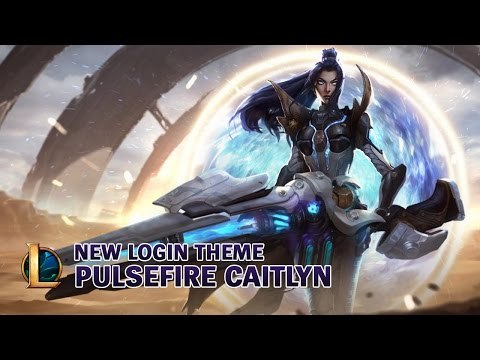 Liên Minh Huyền Thoại: Màn hình đăng nhập Caitlyn Vũ Khí Tối Thượng