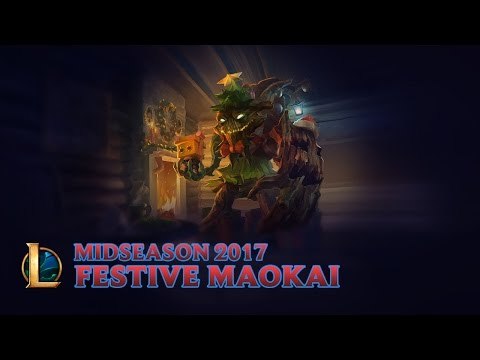 Liên Minh Huyền Thoại: Cập nhật Cây Giáng Sinh Maokai Giữa Mùa Giải 2017