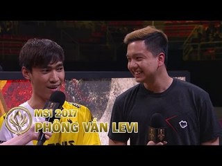 Phỏng vấn Levi sau khi GAM đánh bại TSM tại lượt đi vòng bảng MSI 2017