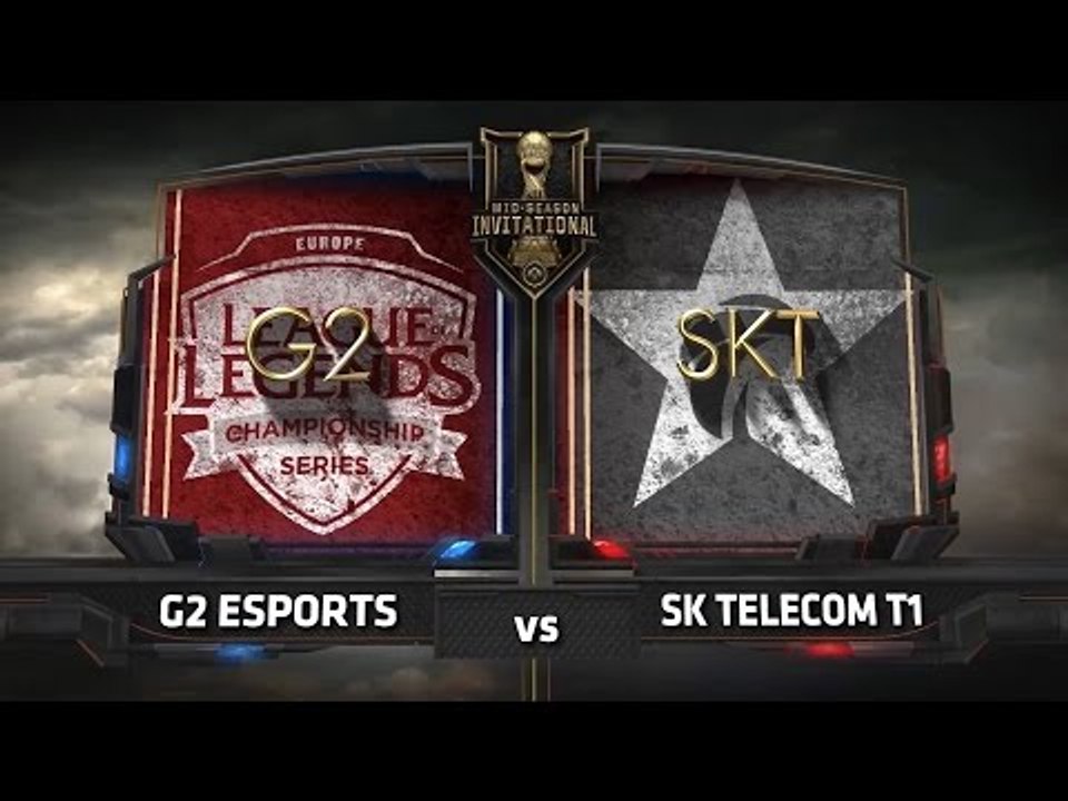 MSI 2017 Highlight: SKT Huni thổi tung G2 với Galio