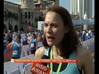 Download Video: Pengacara Mix FM sertai Standard Chartered KL Marathon