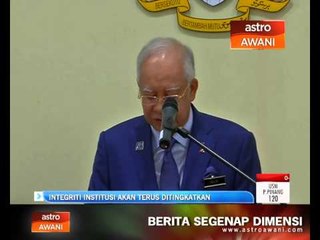 Descargar video: Integriti institusi akan terus ditingkatkan