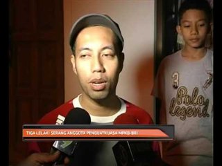 Tiga lelaki serang anggota penguatkuasa MPKB-BRI