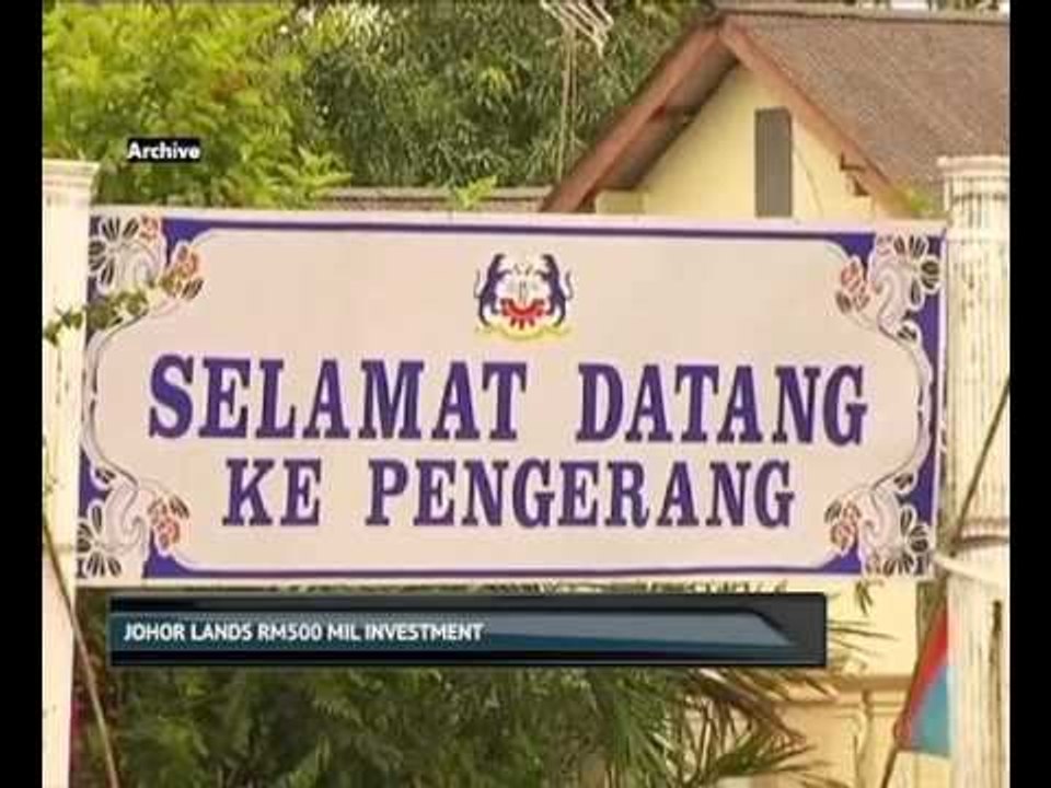 Johor lands RM500 mil investment
