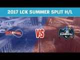 Highlights: KT Rolster vs Longzhu Gaming - LCK Mùa Hè 2017 Tuần 9