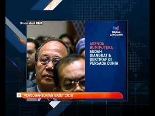 Pengubahsuaian Bajet 2016: Lima perkara utama