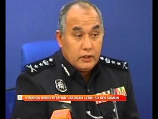 4 warga asing ditahan lakukan lebih 50 kes samun