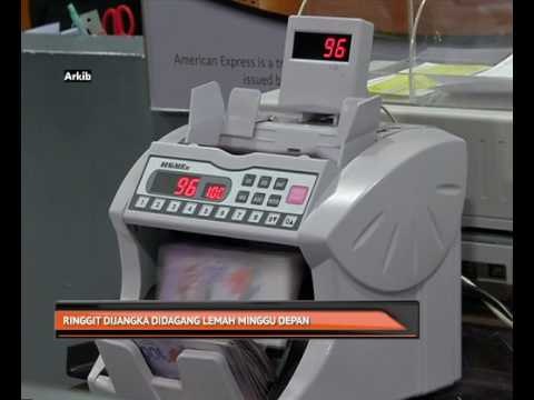 Ringgit dijangka didagang lemah minggu depan