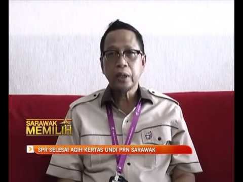 SPR selesai agih kertas undi PRN Sarawak