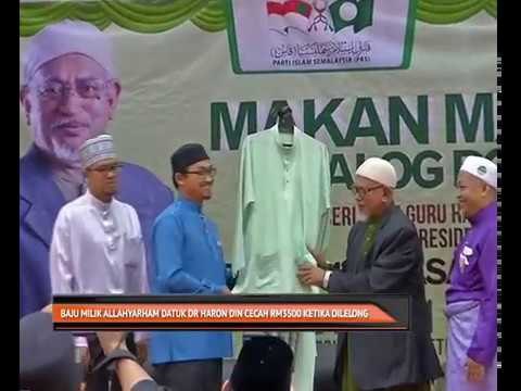 Baju milik Allahyarham Datuk Dr Haron Din cecah RM3500 ketika dilelong