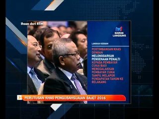 Pengubahsuaian Bajet 2016: 11 Langkah penstrukturan dan pengubahsuaian