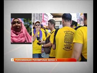 BERSIH 5: Perkembangan di Jalan Dang Wangi setakat 1pm
