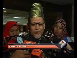 Bukan tolak Nik Abduh
