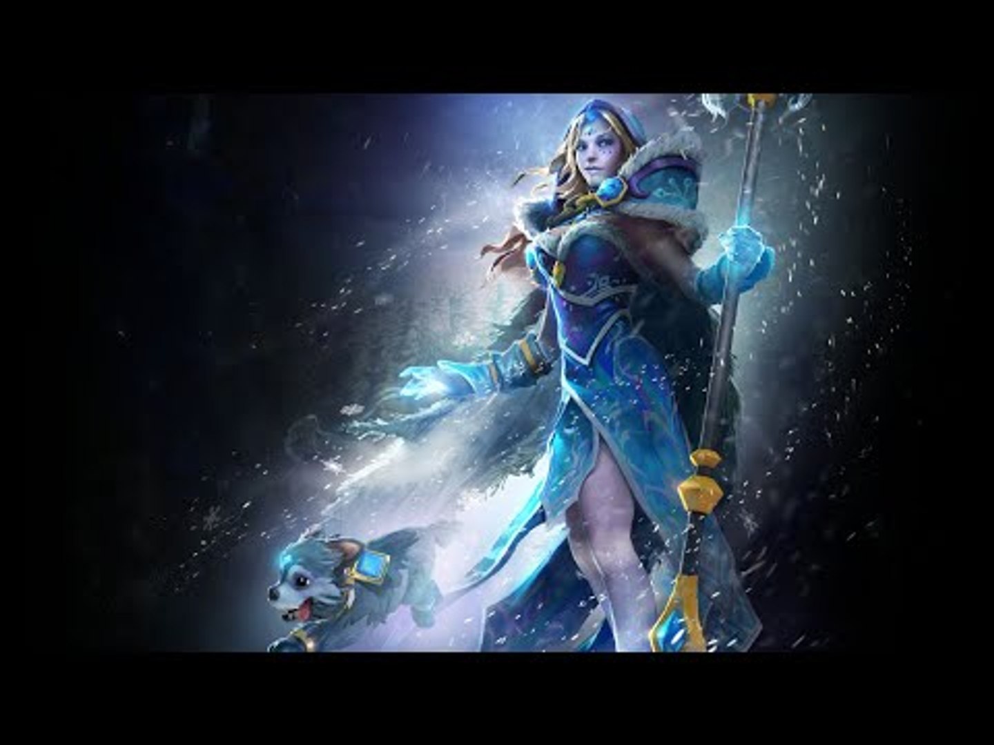 Dota 2 Frost Avalanche Arcana For Crystal Maiden Video