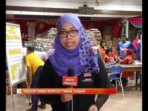 Perkembangan insiden tanah runtuh Taman Idaman setakat jam 8 malam