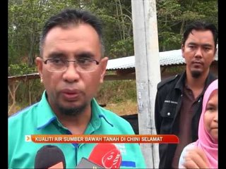 Kualiti air sumber bawah tanah di Chini selamat