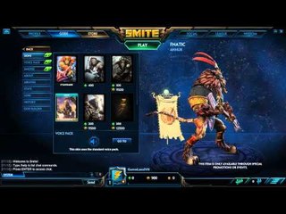 SMITE: Fnatic Anhur Store Preview + Emotes
