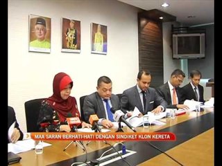 MAA saran berhati-berhati dengan sindiket klon kereta