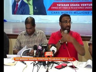 300 mangsa skandal penipuan pelaburan RM2.2 juta