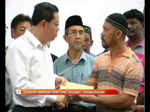 Jenazah mangsa rentung selamat dikebumikan