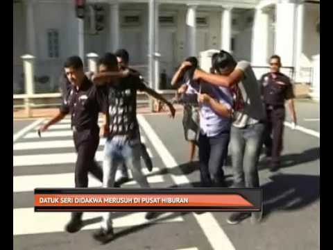 Datuk Seri didakwa merusuh di pusat hiburan