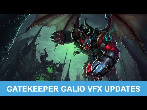 LOL PBE 6/12/2015: Gatekeeper Galio VFX Updates