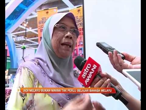 Jadi melayu bukan makna tak perlu belajar bahasa melayu