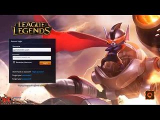 LOL PBE: Super Galaxy Rumble Login Screen