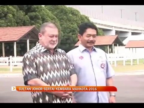 Sultan johor sertai Kembara Mahkota Johor 2016
