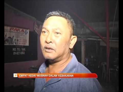 Empat kedai musnah dalam kebakaran