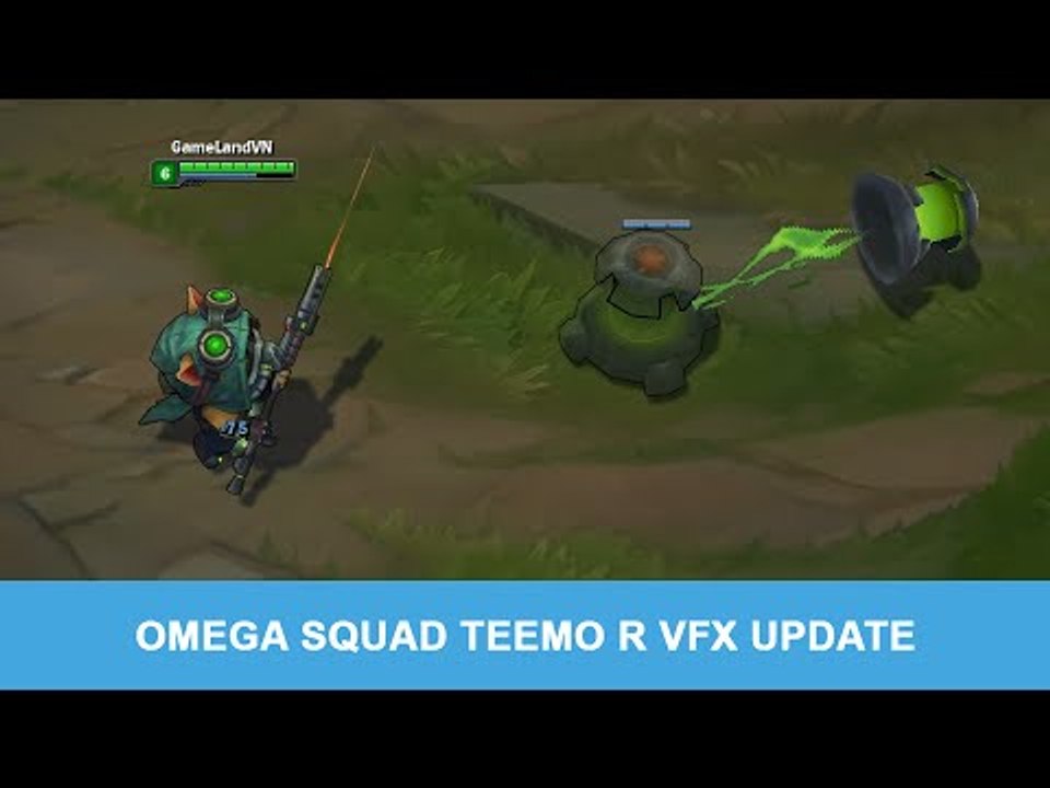 LOL PBE 7/29/2015: Omega Squad Teemo R VFX Update
