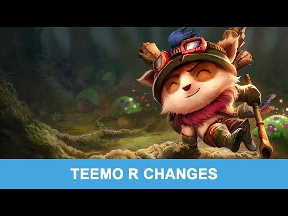 LOL PBE 7/23/2015: Teemo R Changes