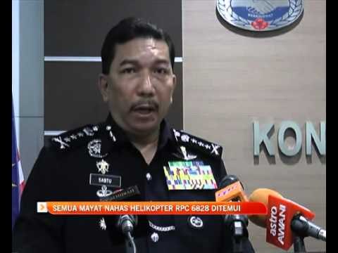 Semua nahas helikopter RPC 6828 ditemui