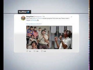 Netizen ingin Bront menjadi pengulas bola final KL2017