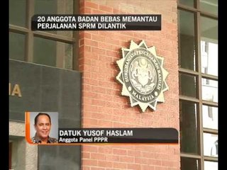 20 anggota badan bebas memantau perjalanan SPRM dilantik