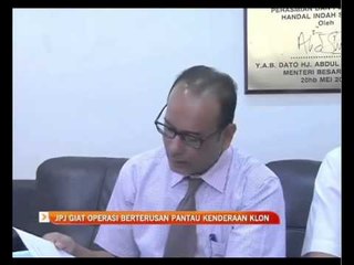 JPJ giat operasi berterusan pantau kenderaan klon